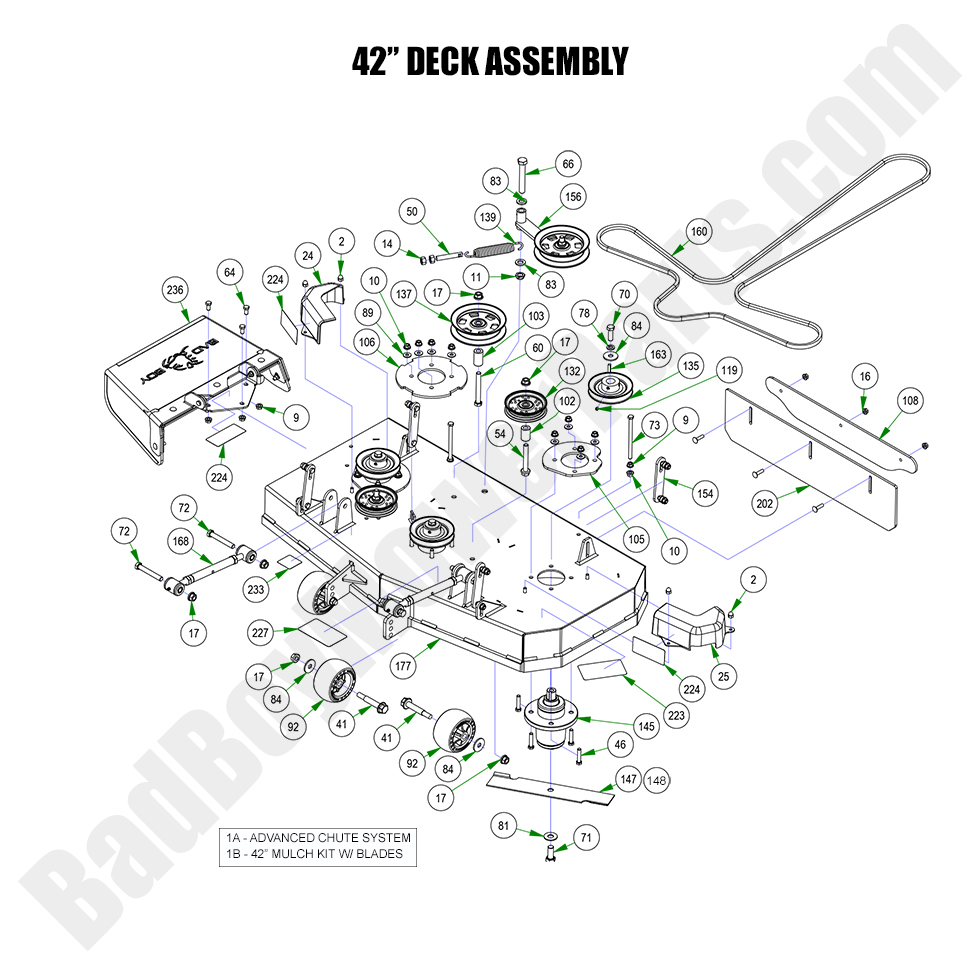 2023 Maverick HD - 42" Deck Assembly